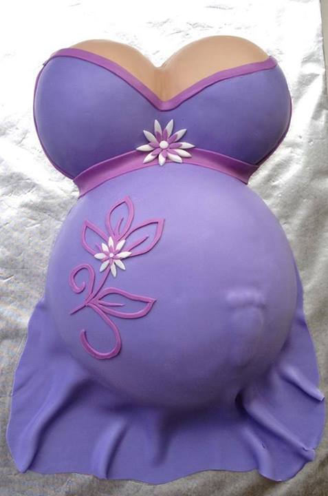 pregnant cake