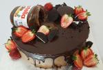 Nutella Torte nuss torte erdbeer schokoladetorte schoko kuchen