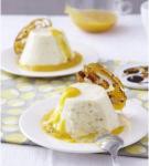 Vanille Milchreis Creme mit frischer Mangosauce